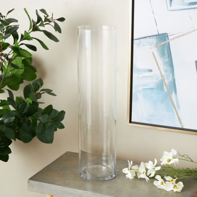 Harper & Willow Clear Glass Decorative Vase