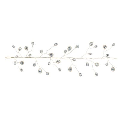Melrose International Teardrop Jewel Garland, Set of 2