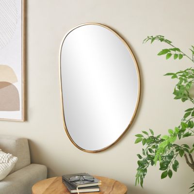 Harper & Willow Metal Oval Room Wall Mirror