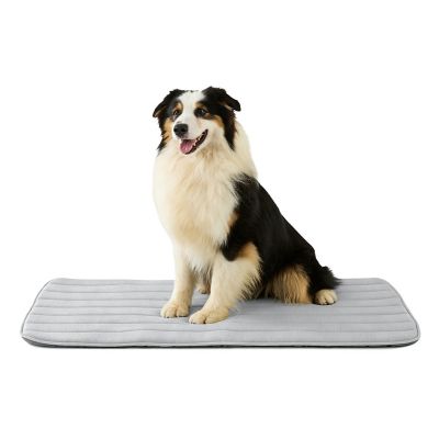 GOOPAWS Dog Cooling Mat, Non-Slip Self-Cooling Summer Pet Mat for Indoor Outdoor Kennel Floor Use, Relieve Heat & Fatigue