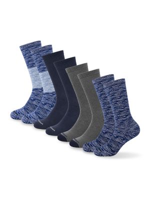 Wrangler Men's Comfort Cotton Crew Sock