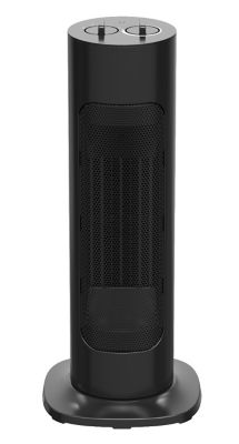 Comfort Glow Oscillating Tower Heater, 750W/1500W, Portable, Indoor Space Heater
