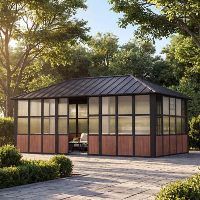 Modern Shade Calrio 12 x 20ft. Sunroom