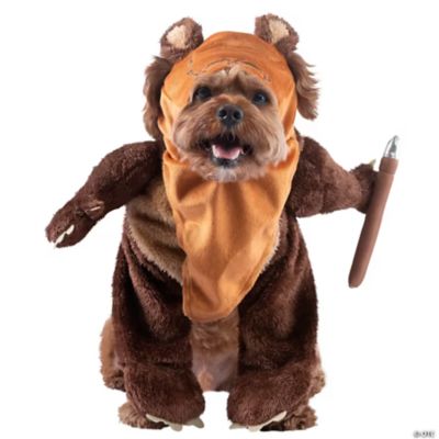 Jazwares Star Wars Ewok Pet Costume, 40-70 lb., Back Length 18-21 in., Chest 18-25 in.