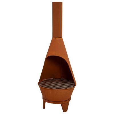 Sunnydaze Decor 58 in. Steel Wood-Burning Fire Pit