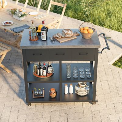 Modern Shade Grill Cart, XL
