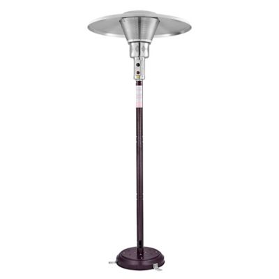 Hiland Commercial Natural Gas Patio Heater in Hammered Bronze
