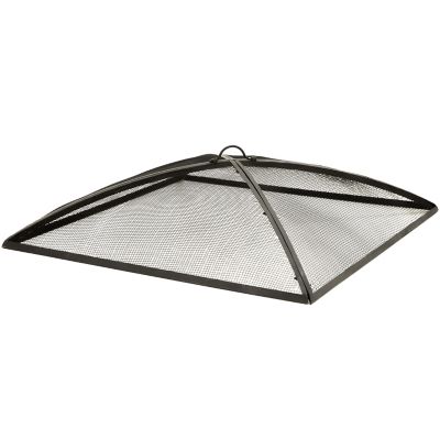 Sunnydaze Decor Steel Mesh Spark Screen, 30 in., Square