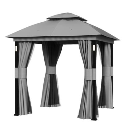 Modern Shade 8 x 8ft. Soft Top Gazebo, Gray
