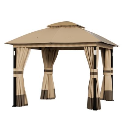 Modern Shade 10 x 10ft. Soft Top Gazebo, Khaki
