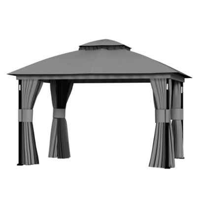 Modern Shade 10 x 12ft. Soft Top Gazebo, Gray