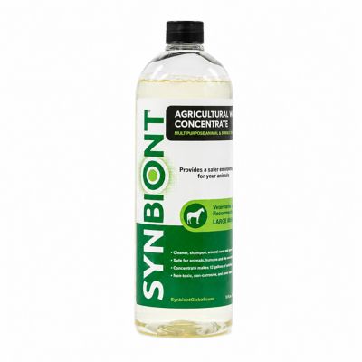 Synbiont Agricultural Wash Concentrate for Large Animals & Surfaces, 32 oz. Bottle