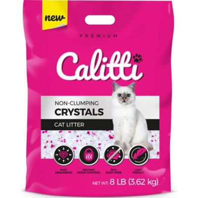 Calitti Crystals with Silica Gel, Cat Litter 8 lb.