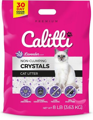 Calitti Crystals Cat Litter, Lavender Scent 8 lb.