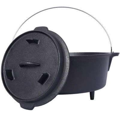 TMB Cast Iron Dutch Oven, 12 Quart
