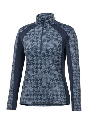 Dusty Blue Houndstooth