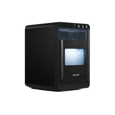 NewAir 44 lb. Nugget Ice Maker Black Stainless Steel