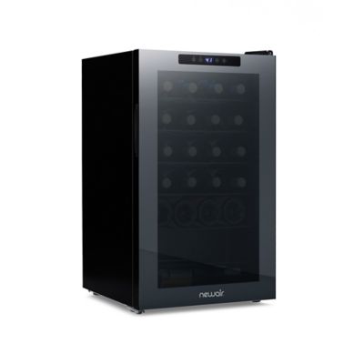 NewAir Shadow Series Wine Cooler 24 Bottles Free Standing, Black
