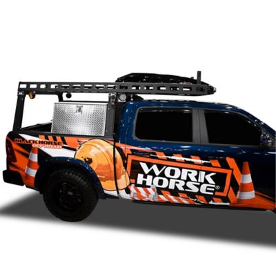 Black Horse Off Road Work Horse Base K2 Tool Box Silver Compatible with All Pickups