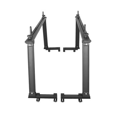Black Horse Off Road Work Horse Summit Adjustable Black Aluminum Universal Truck Bed Ladder Rack, 800 lb. Capacity