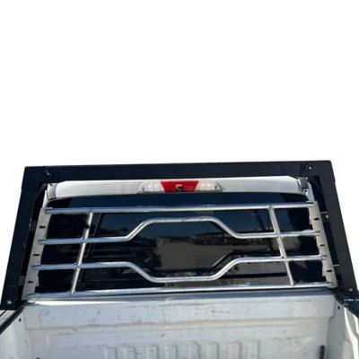 Black Horse Off Road Work Horse Base K2 Headache Rack Silver Compatible w All Pickups