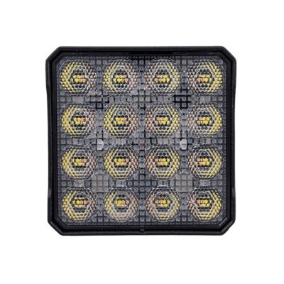 TrailFX 4 in. Square LED Work Light, 11200 Lumens, Single Light, 4X4WLAMF1