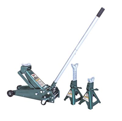 Safeguard 3 Ton Garage Jack and Jack Stand Combo
