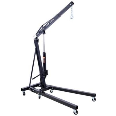 TMB 2 Ton Folding Shop Crane, Black