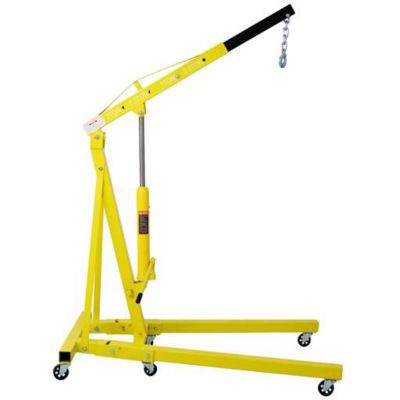 TMB 2 Ton Folding Shop Crane, Yellow