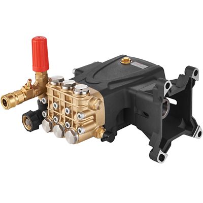 VEVOR Pressure Washer Pump, 1 in. Shaft Horizontal Triplex Plunger, Replacement Power Washer Pumps Kit