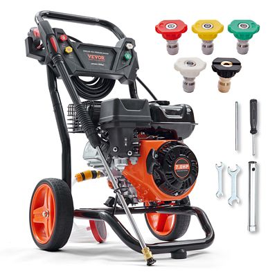 VEVOR Gas Pressure Washer, 3400 PSI 2.6 GPM, Gas Powered Pressure Washer