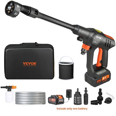 VEVOR Cordless Pressure Washer, 652-PSI 1.1 GPM Portable Power Cleaner