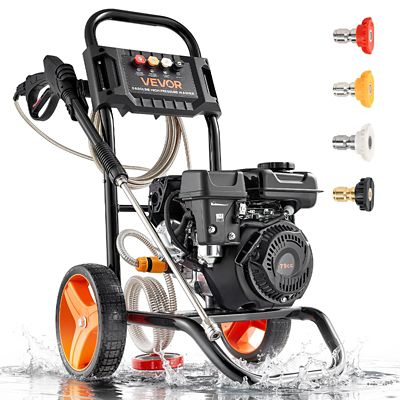 VEVOR Gas Pressure Washer 2900 PSI and 1.85 Max GPM Gas Powered Pressure Washer for Cars