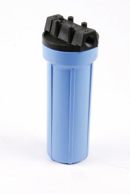 SHURflo PENTEK 10 in. Fresh Water Filter Housing with 1/2 in. Ports and Pressure Relief Valve, 158195