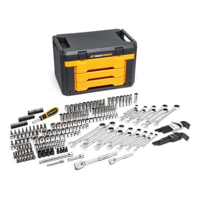 GEARWRENCH 232 pc. Mechanics Tool Set in 3 Drawer Storage Box