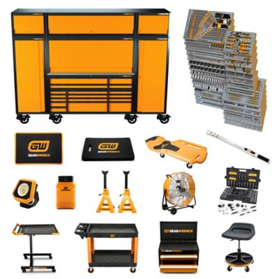 GEARWRENCH 1858 pc. MEGAMOD Master Mechanics Tool Set in Premium Modular Foam Trays with Tool Storage and Shop Equipment