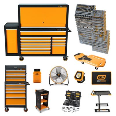 GEARWRENCH 1331 pc. MEGAMOD Master Mechanics Tool Set in Premium Modular Foam Trays with Tool Storage and Shop Equipment