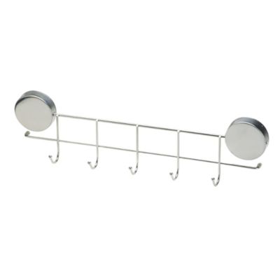 Better Houseware Stainless Steel Magnetic 5-Hook Utensil Rack