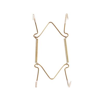 Better Houseware Plate and Tray Hangers, 10 in. to 16 in., Brass