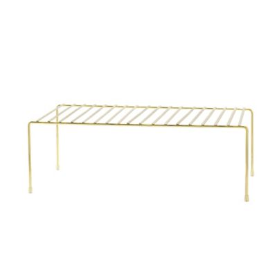 Better Houseware Storage Shelf, Medium, Brass