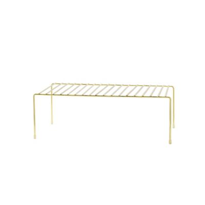 Better Houseware Storage Shelf, Small, Brass