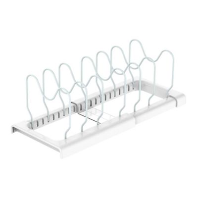 Better Houseware White-Coated-Steel Adjustable Cookware Rack