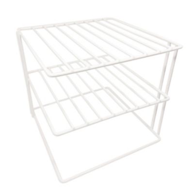 Better Houseware White-Coated Steel Corner Storage Rack