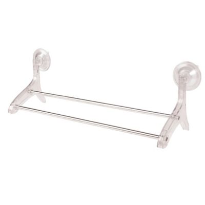 Better Houseware Suction-Cup Double Towel Bar