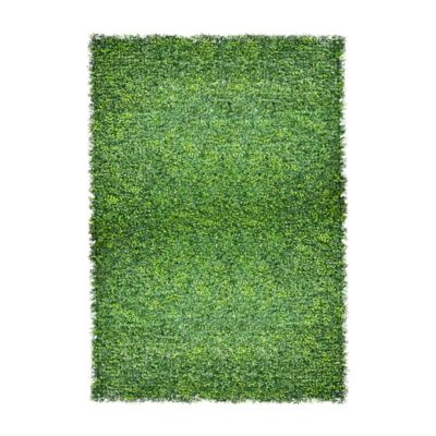Screenguard 48 in. H x 8 ft. L Faux Green Boxwood Privacy Screen with Natural Appearance