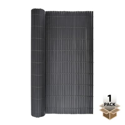 Screenguard 36 in. H x 10 ft. L Gray Faux Bamboo Privacy Screen