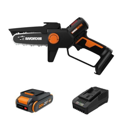 WORX 20V Brushless 5 in. Cordless Pruning Saw Kit with 2.0Ah Battery & Charger