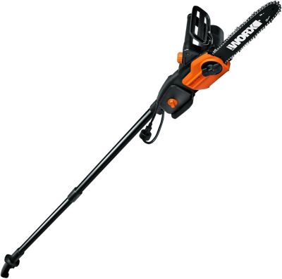 WORX 2-in-1 8 Amp 10 in. Corded Electric Pole Saw Chainsaw with Detachable Pole