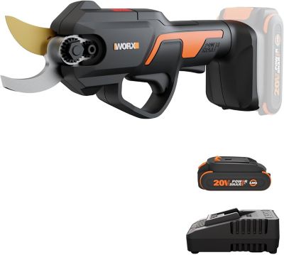 WORX 20V Brushless Cordless Electric Pruning Shears Kit with 2.0Ah Battery & Charger