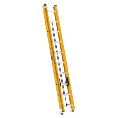 Metaltech Fiberglass Extension Ladder 300 Load Capacity 20 ft.